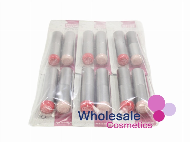 6 x Revlon Moisturous Lip Color Duo - 190 WET WET RED AND CONDITIONING SHIMMER